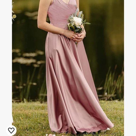 Champagne color brides maid dress size 6. - Picture 3 of 4